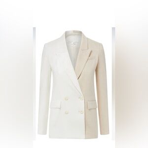 Veronica Beard Braeton Linen Dickey Jacket